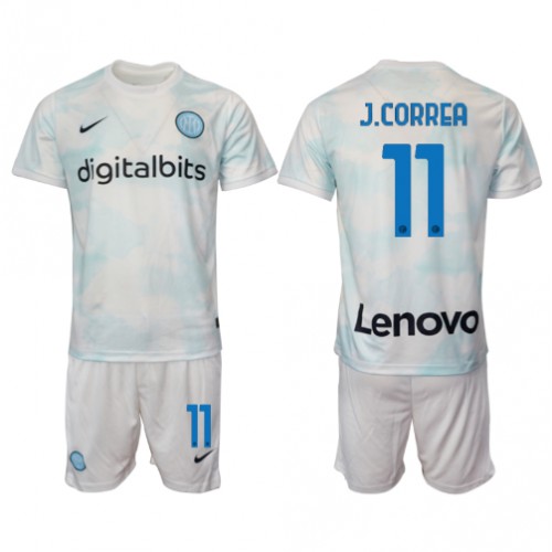 Dres Inter Milan Joaquin Correa #11 Gostujuci za djecu 2022-23 Kratak Rukav (+ kratke hlače)